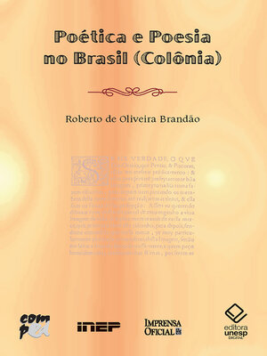 cover image of Poética e poesia no Brasil (Colônia)